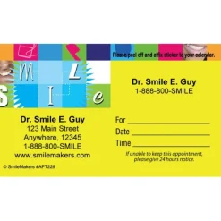 Appointment Cards<SmileMakers Custom Smile Blocks Appointment Cards - Appointment Cards from