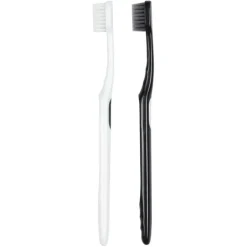 Toothbrushes | Dental Practice Essentials<SmileMakers Custom SmileCare™ Adult Black & White Toothbrushes - Toothbrushes from