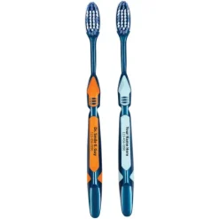 Toothbrushes | Dental Practice Essentials<SmileMakers Custom SmileCare™ Adult Diamond Grip with Tongue Cleaner Toothbrushes - Toothbrushes from