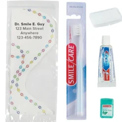 Dental Kits | Dental Practice Essentials<SmileMakers Custom SmileCare™ Orthodontic Basic Zippered Bag Dental Kits - Dental Kits From