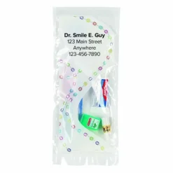 Dental Kits | Dental Practice Essentials<SmileMakers Custom SmileCare™ Orthodontic Premium Zippered Bag Dental Kits - Dental Kits From