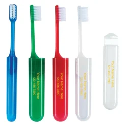 Toothbrushes | Dental Practice Essentials<SmileCare Custom Pre-teen Translucent Travel Brush - Custom Toothbrushes from SmileMakers