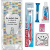 Ready-to-go Dental Kits | Dental Kits<SmileCare Custom ™ Youth Smile! Premium Zippered Bag Dental Kits - Dental Kits From SmileMakers