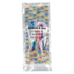 Ready-to-go Dental Kits | Dental Kits<SmileCare Custom ™ Youth Smile! Premium Zippered Bag Dental Kits with Flossers- Dental Kits From SmileMakers