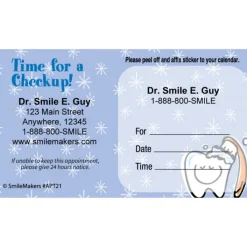 Appointment Cards<SmileMakers Custom Smiling Tooth Appointment Cards - Appointment Cards from