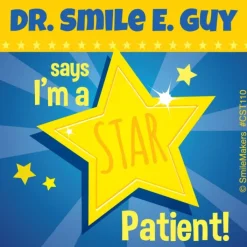 Patient Stickers | Dental Stickers<SmileMakers Custom Star Patient Stickers - Custom Stickers from