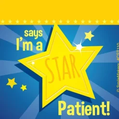 Patient Stickers | Dental Stickers<SmileMakers Custom Star Patient Stickers - Custom Stickers from