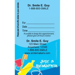 Appointment Cards<SmileMakers Custom Tooth Tools Appointment Cards - Appointment Cards from
