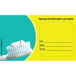 Appointment Cards<SmileMakers Custom Toothbrush & Paste Appointment Cards - Appointment Cards from