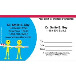 Appointment Cards<SmileMakers Custom Toothbrush Little Reminder Appointment Cards - Appointment Cards from