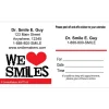 Appointment Cards<SmileMakers Custom We Love Smiles Appointment Cards - Appointment Cards from