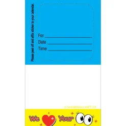 Appointment Cards<SmileMakers Custom We Love Your Eyes Sticker Appointment Cards - Appointment Cards from