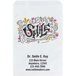 Take Home Bags | Take Home Bags<SmileMakers Custom Whimsical Smile Paper Bags - Take Home Bags from