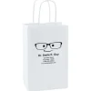 Take Home Bags | Take Home Bags<SmileMakers Custom White Paper Bags - Small