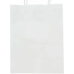 Take Home Bags | Take Home Bags<SmileMakers Custom White Paper Bags - Medium - Take Home Bags from