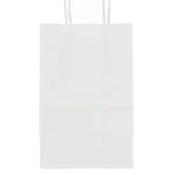 Take Home Bags | Take Home Bags<SmileMakers Custom White Paper Bags - Small