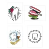 Toys | Toys & Prizes<SmileMakers Dental Fun Temporary Tattoos - Temporary Tattoos from