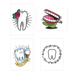 Toys | Toys & Prizes<SmileMakers Dental Fun Temporary Tattoos - Temporary Tattoos from