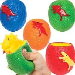 Squeeze Toys | Individually Wrapped Toys<SmileMakers Dino Pop Up Cups - Squeeze Toys from
