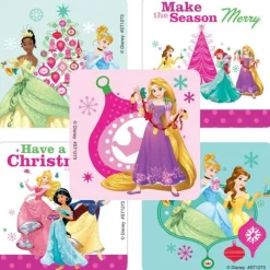 Christmas | Disney Stickers<SmileMakers Disney Princess Christmas Stickers - Stickers from