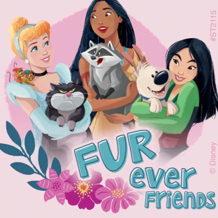 Stickers | Disney Stickers<SmileMakers Disney Princess Furever Friends Stickers