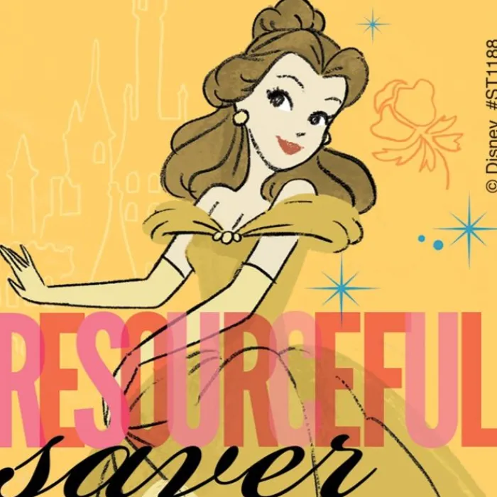 Disney Stickers | Character Stickers<SmileMakers Disney Princess Resourceful Saver Bank Stickers - Stickers from