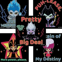 Halloween | Disney Stickers<SmileMakers Disney Villains Chibi Stickers - Stickers from