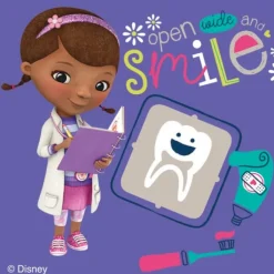 Patient Stickers | Dental Stickers<SmileMakers 75 Doc McStuffins: Time for Smiles Stickers -