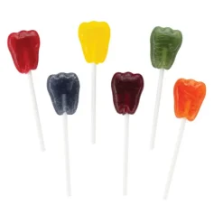Dental Themed Prizes | Sugarfree & Xylitol<Dr. John's ® Healthy Sweets Fruit Tooth Shaped Lollipops - Candy & Gum from SmileMakers