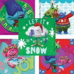 Christmas | Character Stickers<SmileMakers DreamWorks Trolls Christmas Stickers - Stickers from