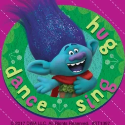 Christmas | Character Stickers<SmileMakers DreamWorks Trolls Christmas Stickers - Stickers from