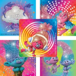 Character Stickers<SmileMakers DreamWorks Trolls Gem Glitter Stickers - Stickers - from