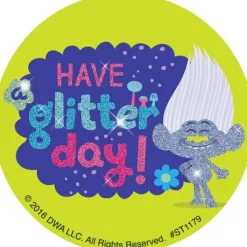 Character Stickers<SmileMakers Dreamworks’ Trolls Glitter Stickers - Stickers from