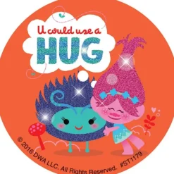 Character Stickers<SmileMakers Dreamworks’ Trolls Glitter Stickers - Stickers from
