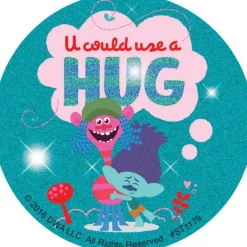 Character Stickers<SmileMakers Dreamworks’ Trolls Glitter Stickers - Stickers from
