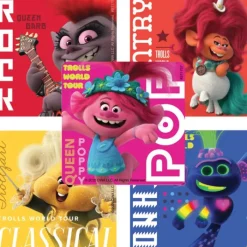 Character Stickers<SmileMakers DreamWorks Trolls World Tour Stickers - Stickers from