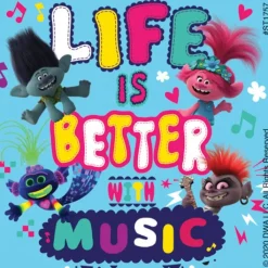 Character Stickers<SmileMakers DreamWorks Trolls World Tour Music Stickers - Stickers from