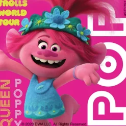 Character Stickers<SmileMakers DreamWorks Trolls World Tour Stickers - Stickers from