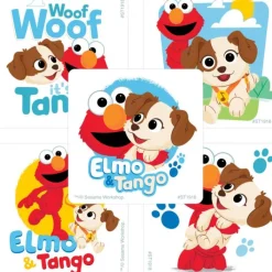 Character Stickers<SmileMakers Elmo & His Puppy Tango Stickers - Stickers from