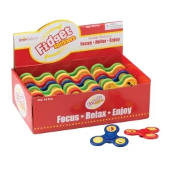 Latex Free Toys | Fidget & Distraction Toys<SmileMakers Emoji Fidget Spinners