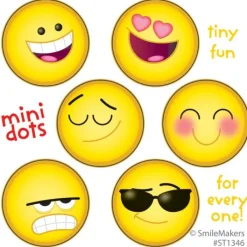 Character Stickers<SmileMakers Emoji Mini Dot Stickers - Stickers from