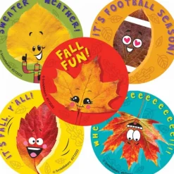 Seasons | Thanksgiving<SmileMakers Fall Fun Leaves Stickers - Stickers from