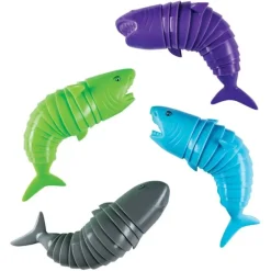 Figurines | Fidget & Distraction Toys<SmileMakers Fidget Articulating Sharks - Fun Toys from