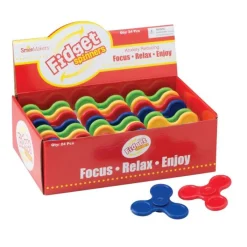 Latex Free Toys | Fidget & Distraction Toys<SmileMakers Fidget Spinners - Fidget Toys from