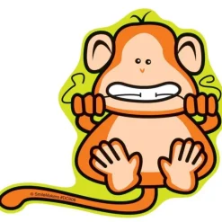 Wall Decals<SmileMakers Flossing Monkey Wall Decal - Office Decor from
