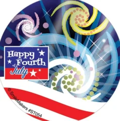 Fourth Of July | Other Fun Stickers<SmileMakers Foil Fireworks Assorted Stickers - 4th of July/Patriotic Stickers from