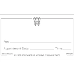 Appointment Cards<SmileMakers Fresh Style Appointment Cards - Appointment Cards from