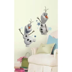 Wall Decals<SmileMakers Frozen Olaf The Snow Man Wall Decals - Office Décor from