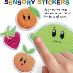 Fidget & Distraction Toys | Fidget & Distraction<SmileMakers Fruit Textured Sensory Shapes - Stickers from