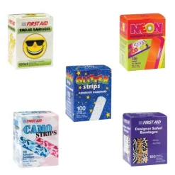 Bandages | Medical Practice Essentials<SmileMakers Fun Bandage Assortment - Bandage Cases & Samplers from